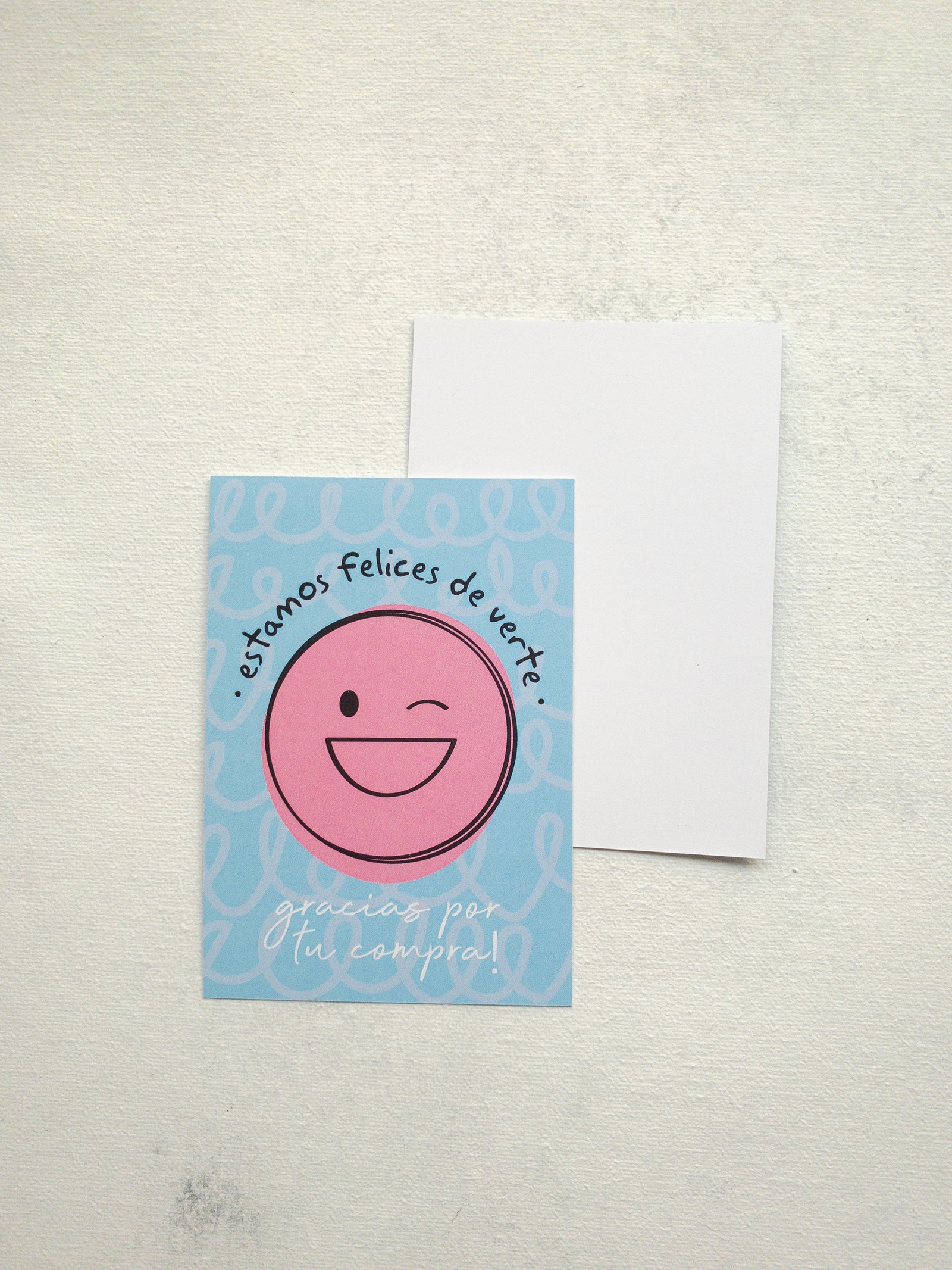 48 TARJETAS DE AGRADECIMIENTO COMPRA - ESTAMOS FELICES!