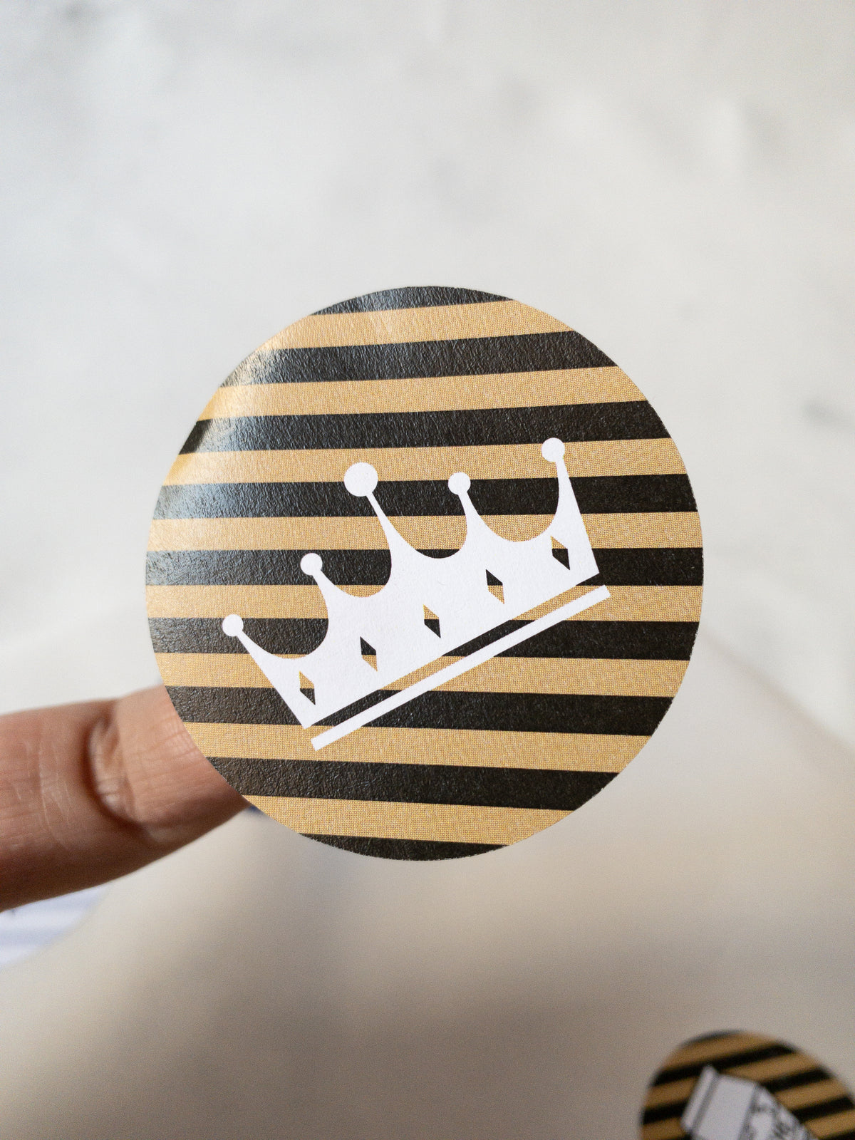 40 STICKER 5 CMS - PAPÁ CON CORONA  - MÁS INFO PINCHA LA FOTO