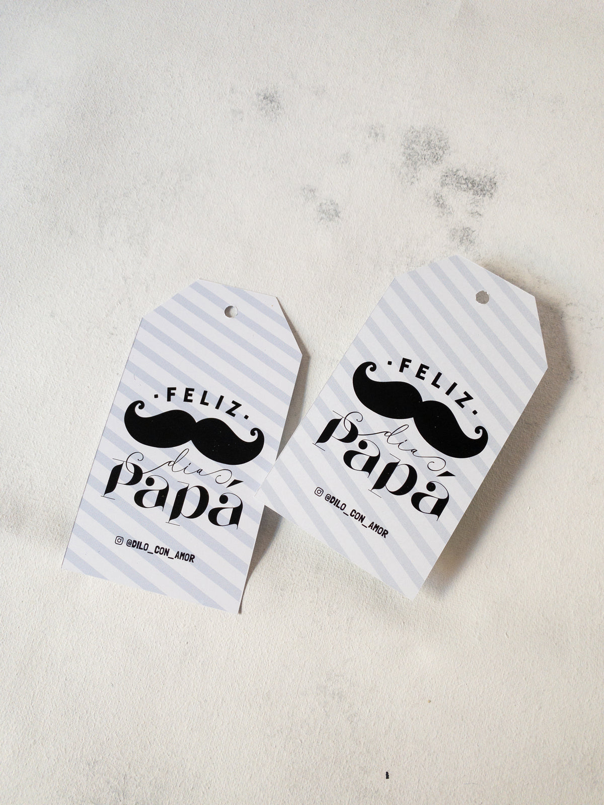 40 TAGS  6X11 CMS - FELIZ DÍA PA BIGOTES - MÁS INFO PINCHA FOTO