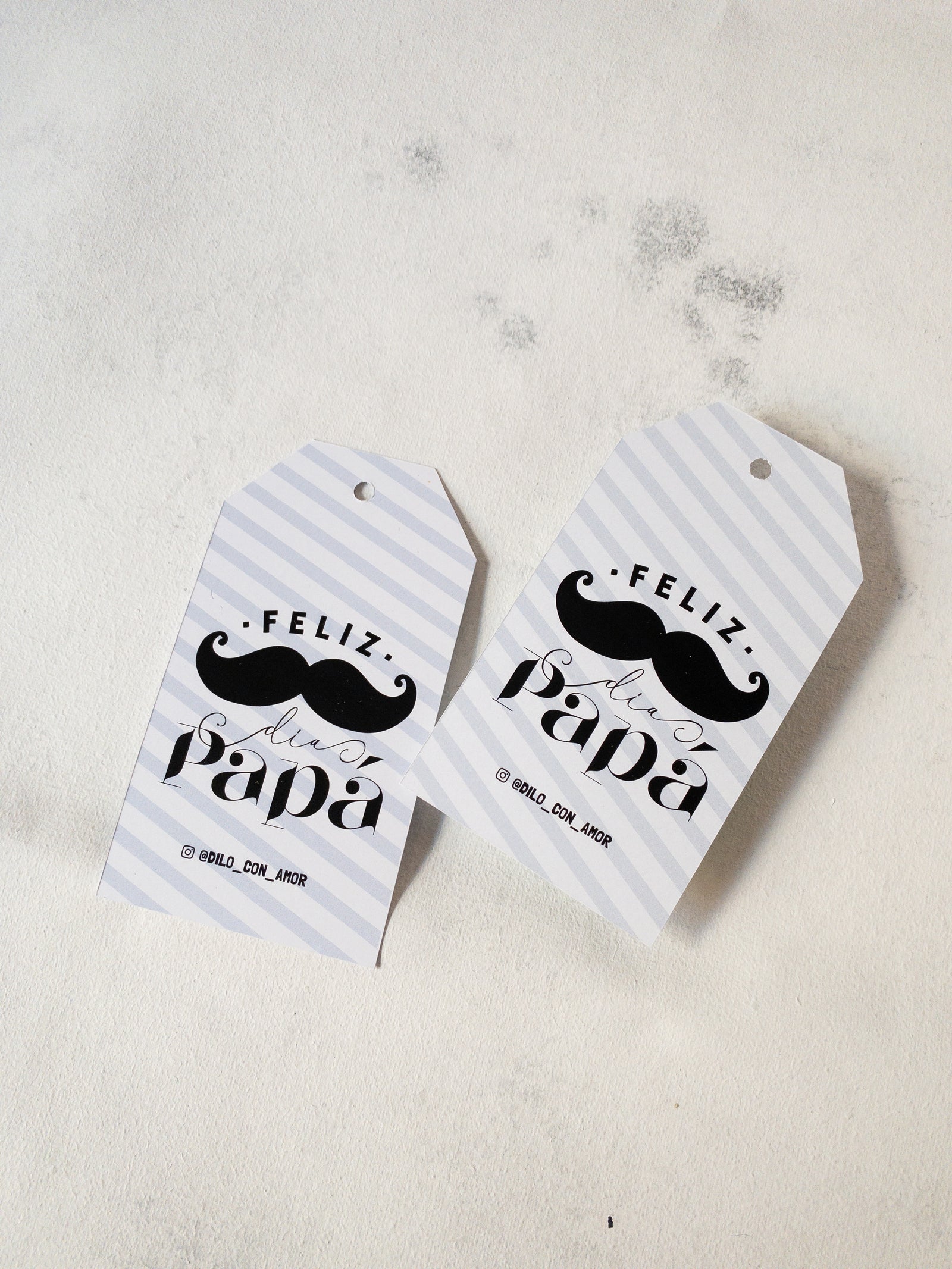 40 TAGS  6X11 CMS - FELIZ DÍA PA BIGOTES - MÁS INFO PINCHA FOTO