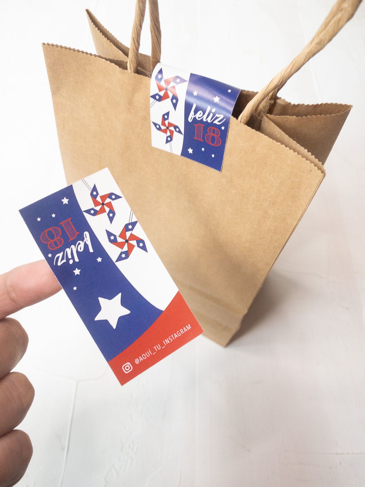 30 STICKER 4X8 CM - CIERRE BOLSA MINI 18CHERO / INGRESA EN LA FOTO PARA INFO