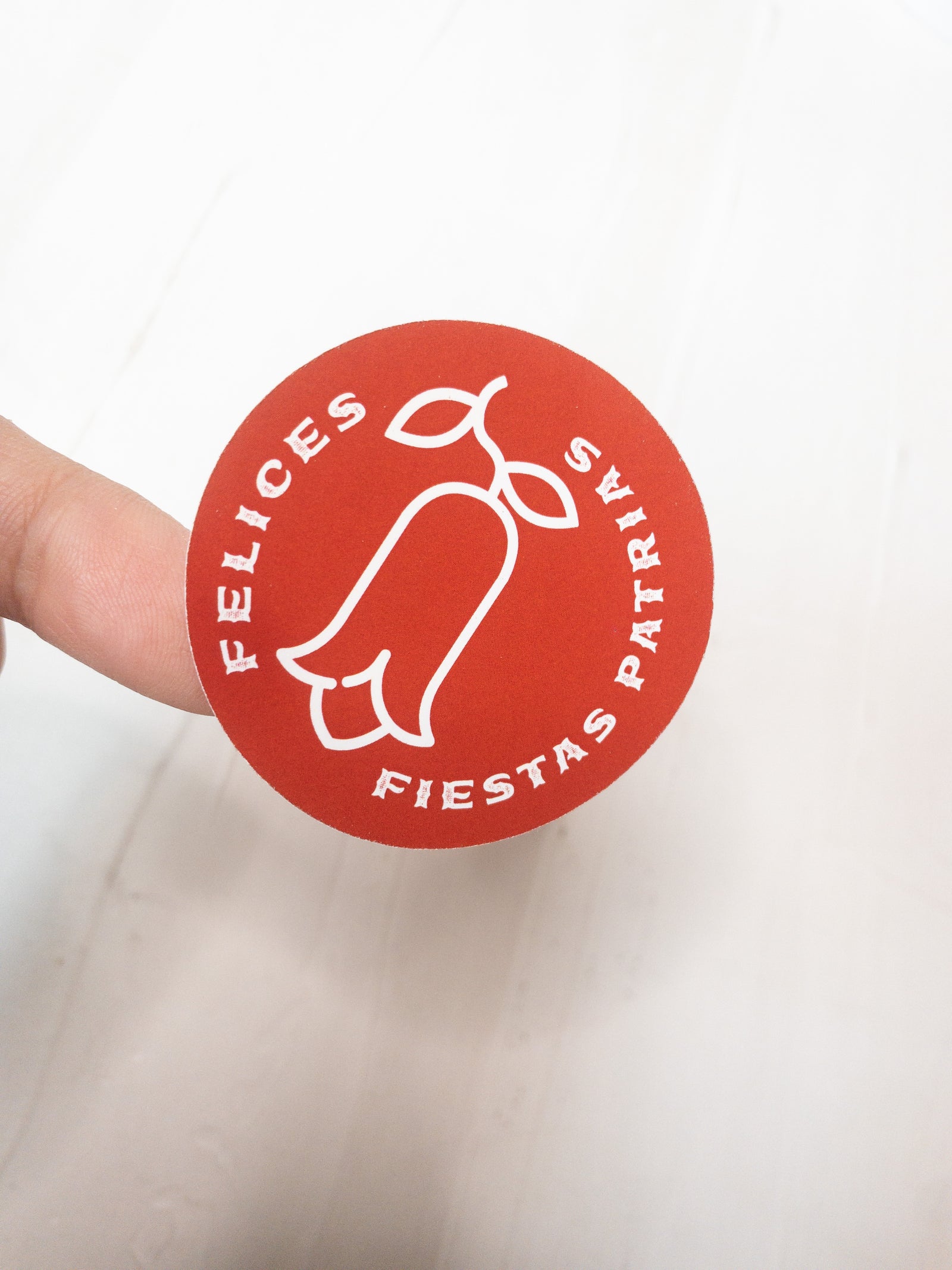 40 STICKER 5 CM - COPIHUE FELIZ / INGRESA EN LA FOTO PARA INFO