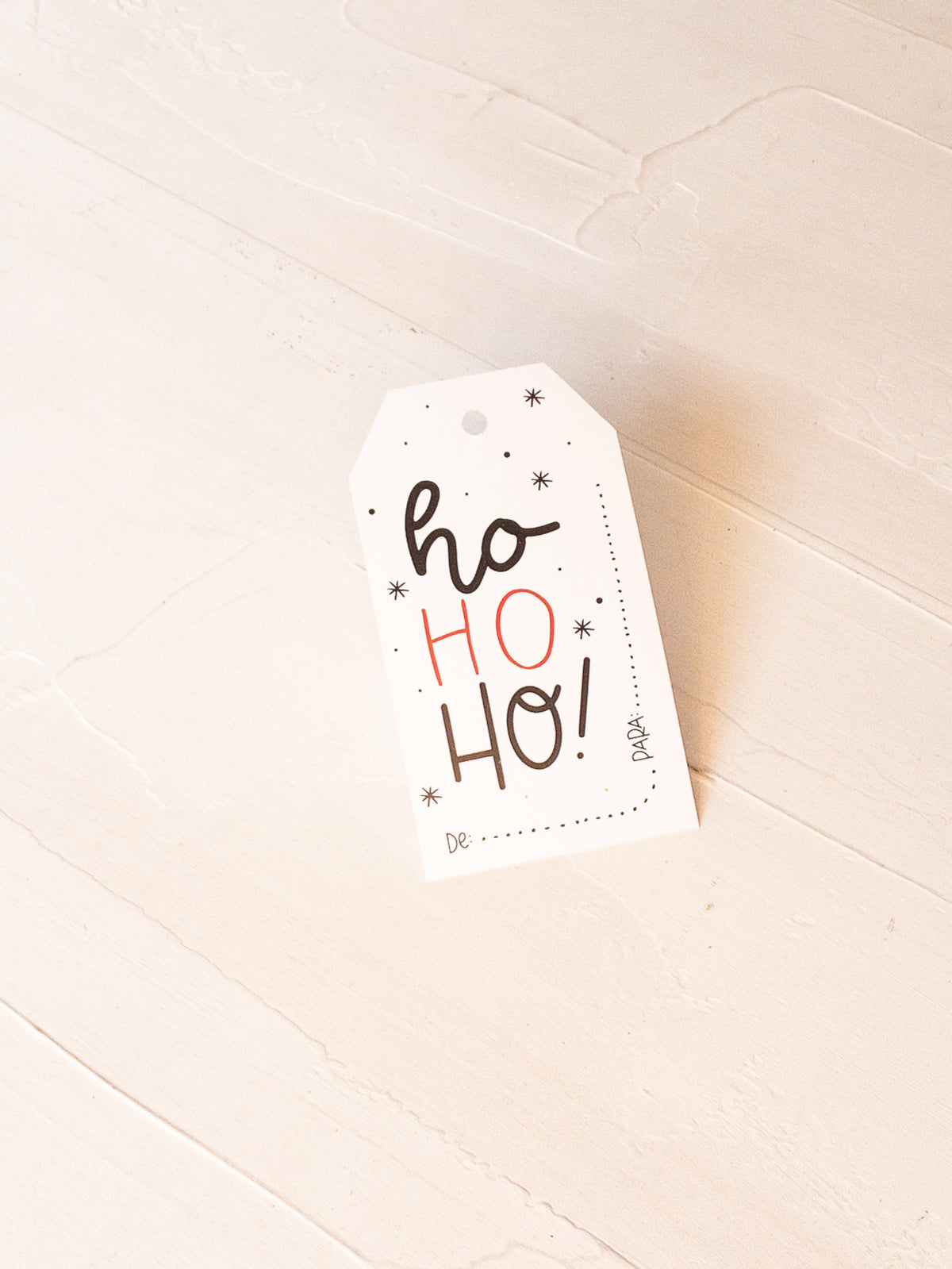 30 TAGS 5x9 CM - ho-HO-HO / INGRESA EN LA FOTO PARA OPCIONES