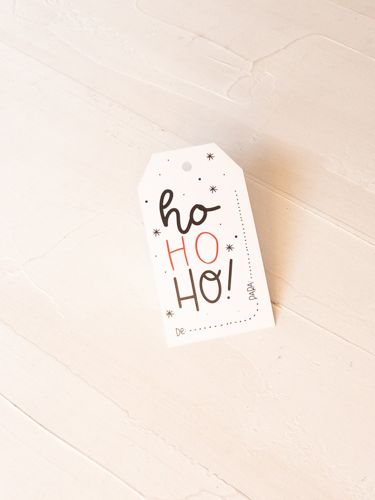 30 TAGS 5x9 CM - ho-HO-HO / INGRESA EN LA FOTO PARA OPCIONES