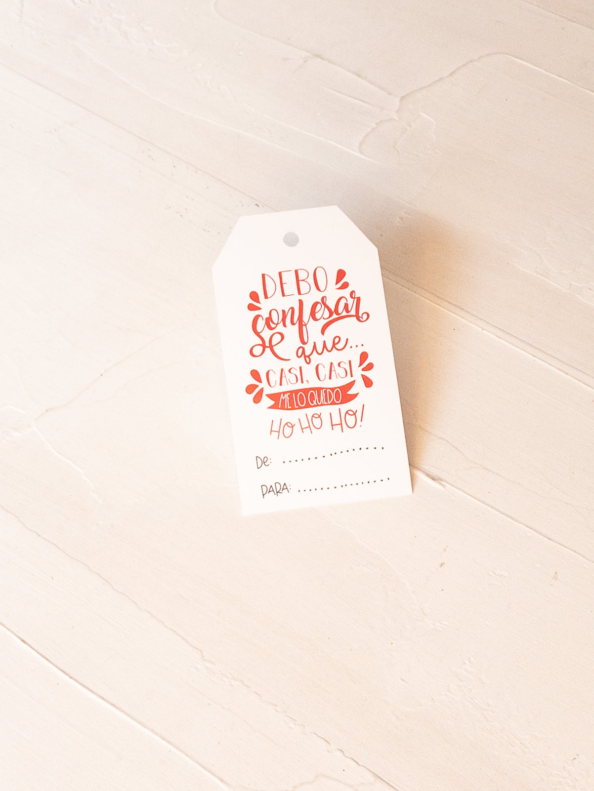 30 TAGS 5x9 CM - DEBO CONFESAR / INGRESA EN LA FOTO PARA OPCIONES