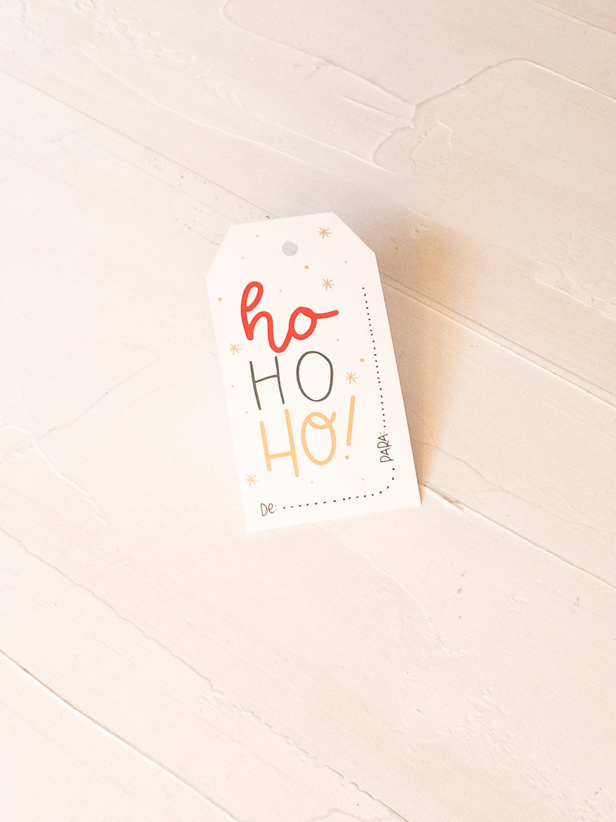 30 TAGS 5x9 CM - HO-HO-HO 2 / INGRESA EN LA FOTO PARA OPCIONES