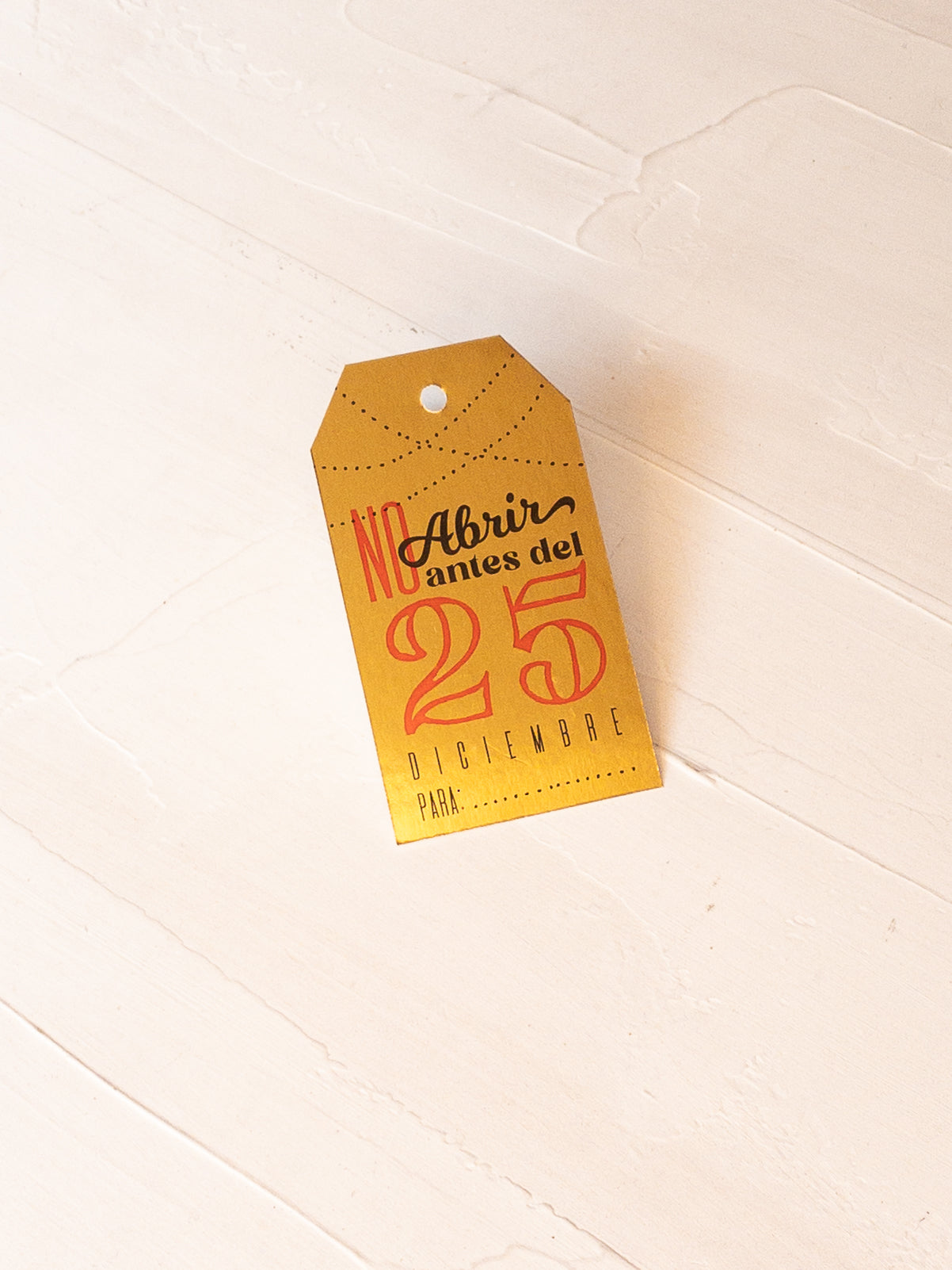 30 TAGS 5x9 CM - NO ABRIR DORADO / INGRESA EN LA FOTO PARA OPCIONES