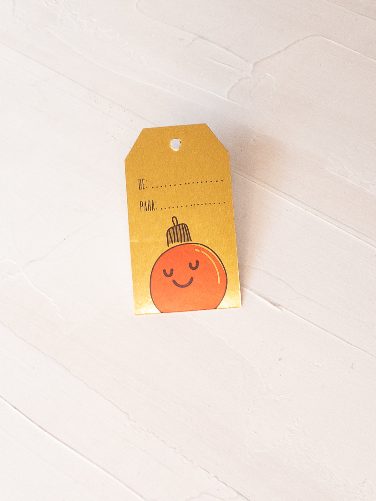 30 TAGS 5x9 CM - CARITA FELIZ - DORADO / INGRESA EN LA FOTO PARA OPCIONES