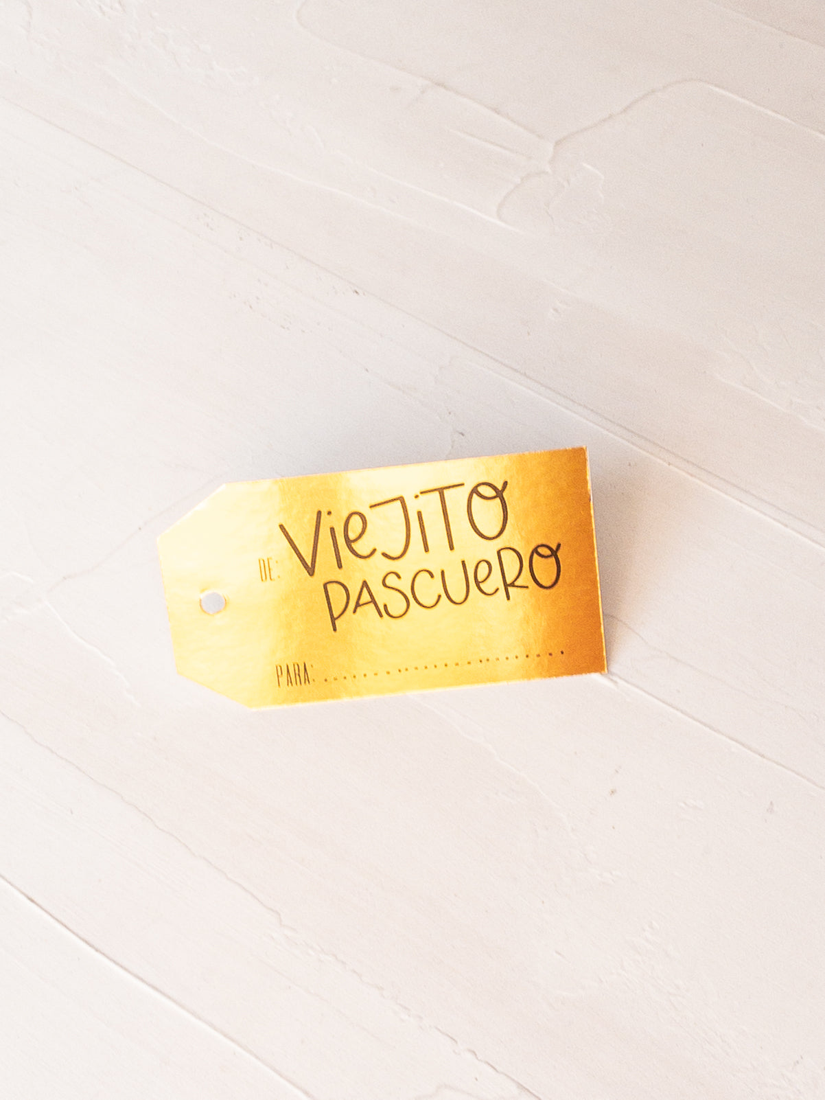30 TAGS 5x9 CM - VIEJITO PASCUERO DORADO / INGRESA EN LA FOTO PARA OPCIONES
