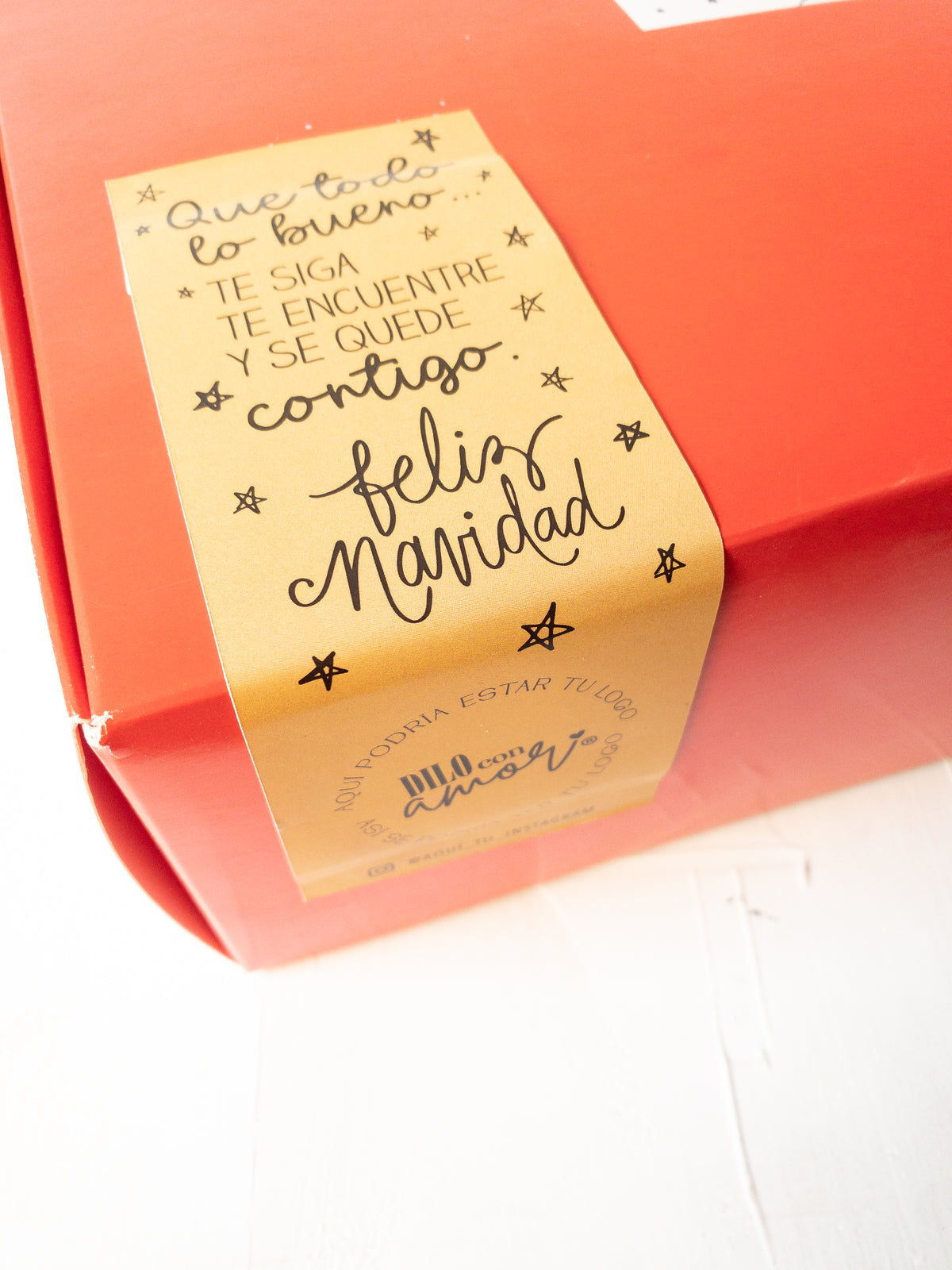 42 STICKER 6X16 CM - CIERRE CAJA PACK NAVIDAD 2 / INGRESA EN LA FOTO PARA INFO