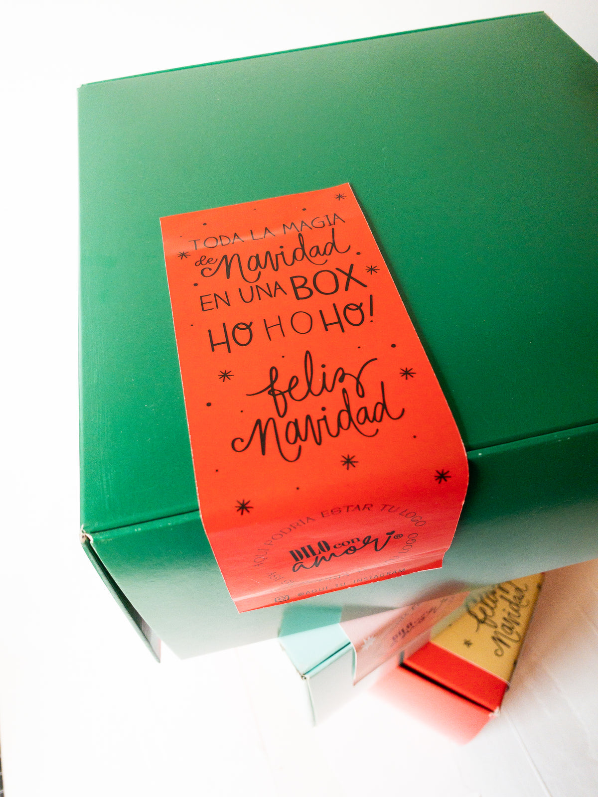 42 STICKER 6X16 CM - CIERRE CAJA PACK NAVIDAD 2 / INGRESA EN LA FOTO PARA INFO