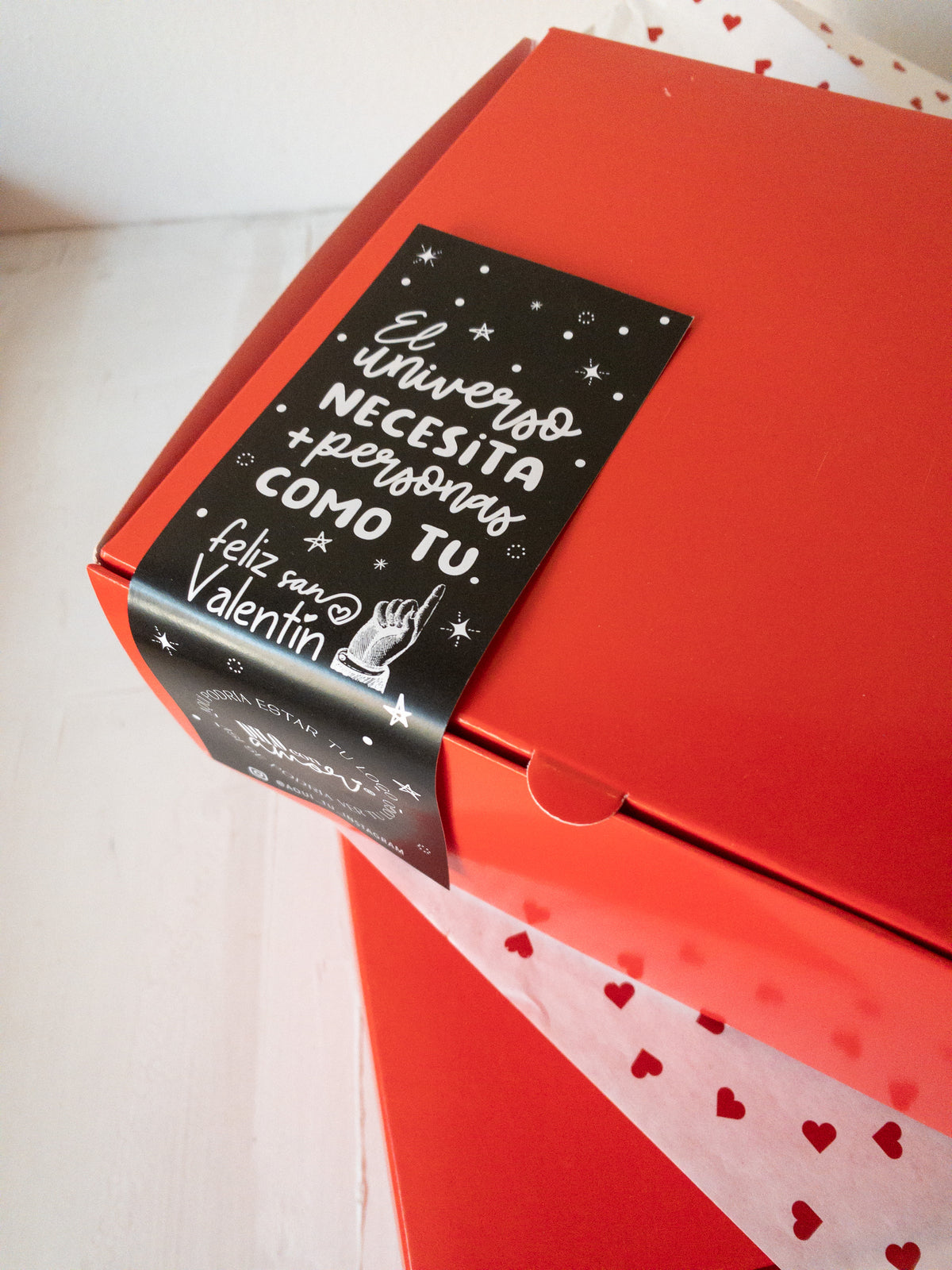 14 STICKER 6X16 CM - CIERRE CAJA &quot;EL UNIVERSO&quot; / INGRESA EN LA FOTO PARA INFO