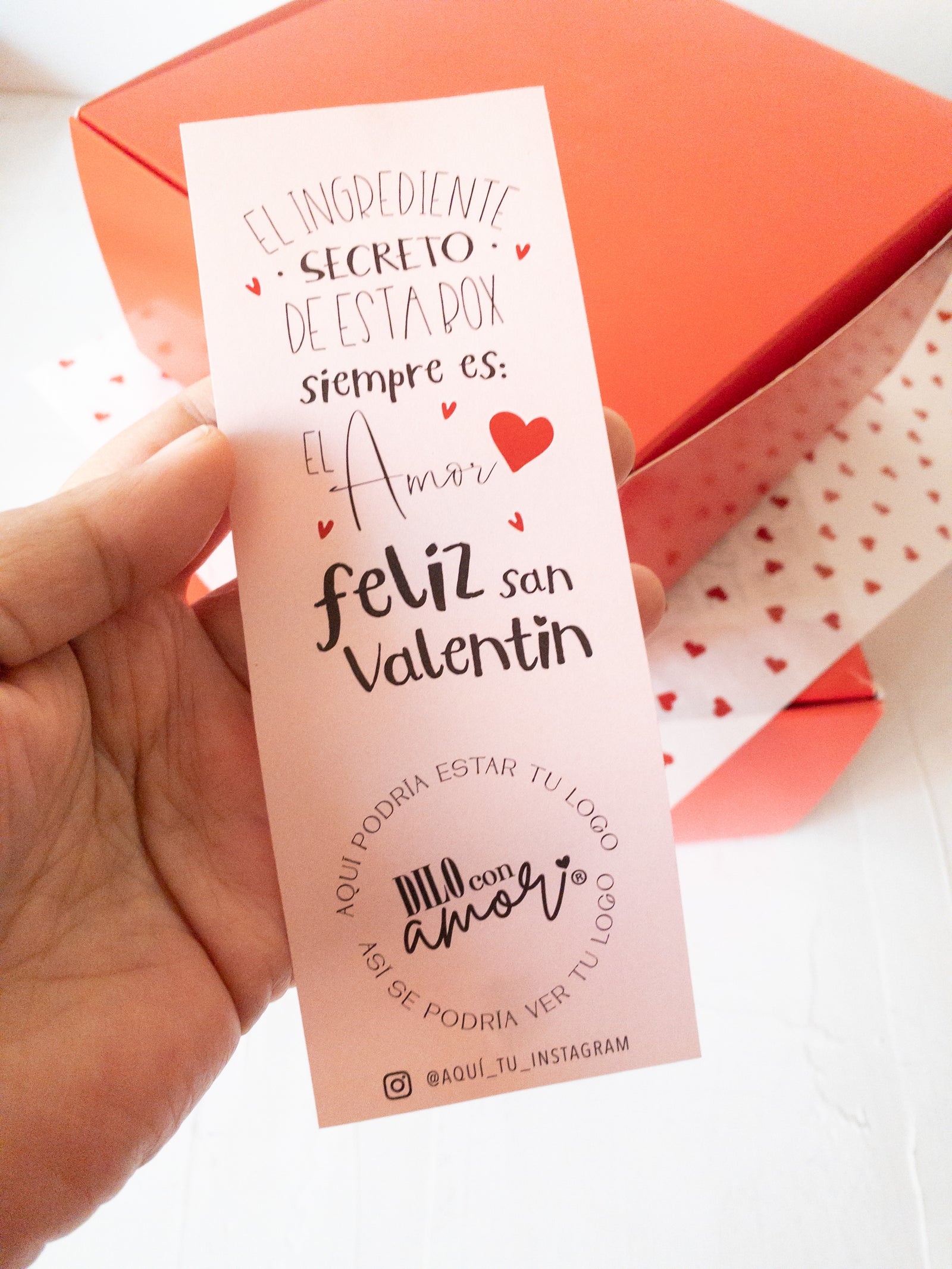 14 STICKER 6X16 CM - CIERRE CAJA "INGREDIENTE SECRETO" / INGRESA EN LA FOTO PARA INFO