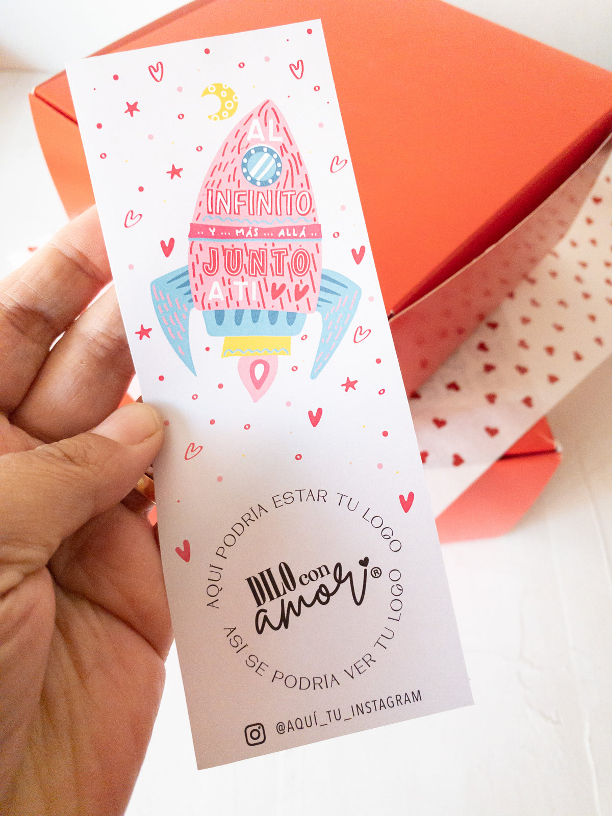 14 STICKER 6X16 CM - CIERRE CAJA &quot;AL INFINITO&quot; / INGRESA EN LA FOTO PARA INFO