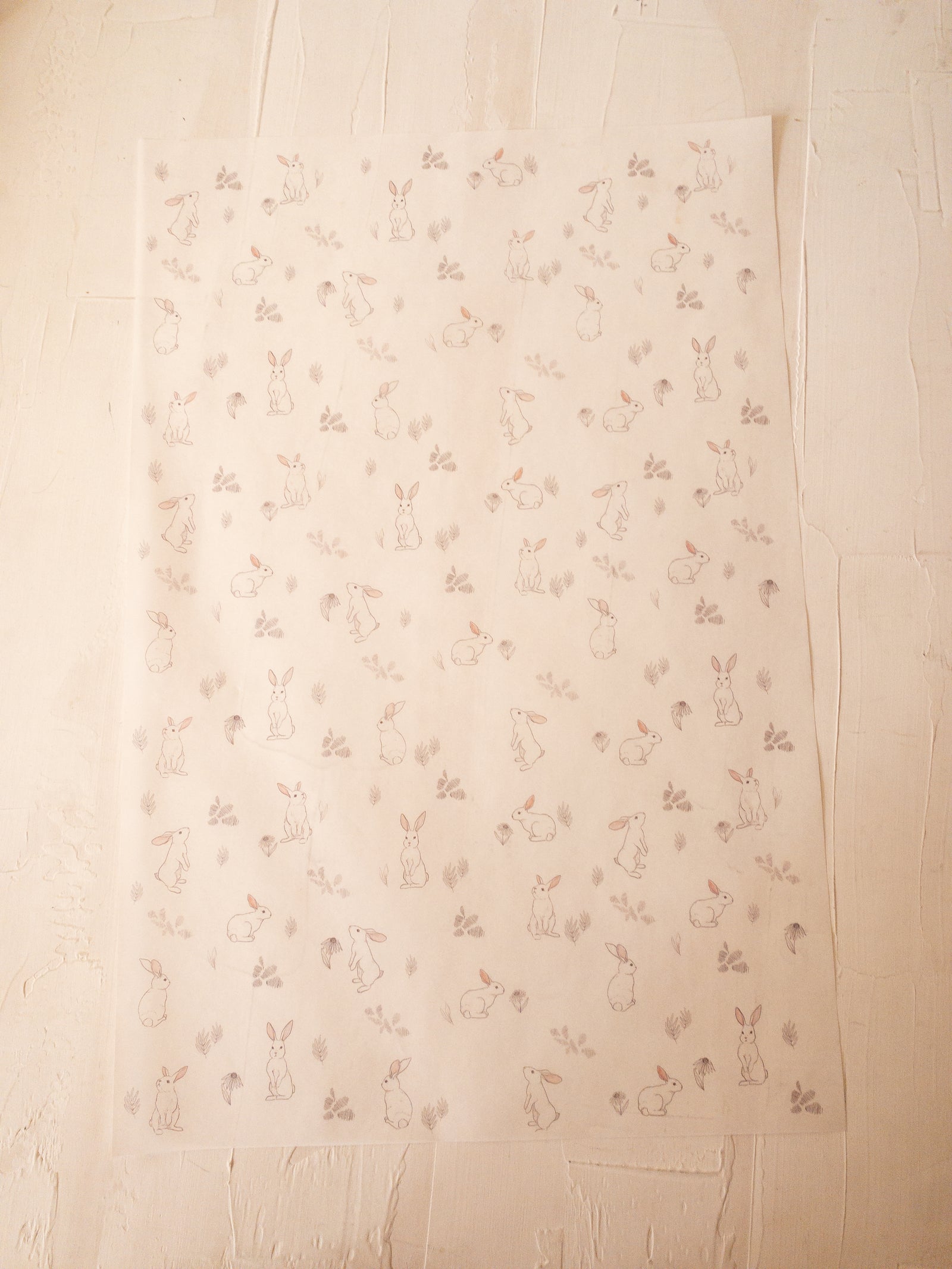 50 MANTEQUILLAS 33x50 cm - CONEJOS ILUSTRADORA Mª JOSÉ G. CASA LAPIN - CLICK EN FOTO  PARA MÁS INFO