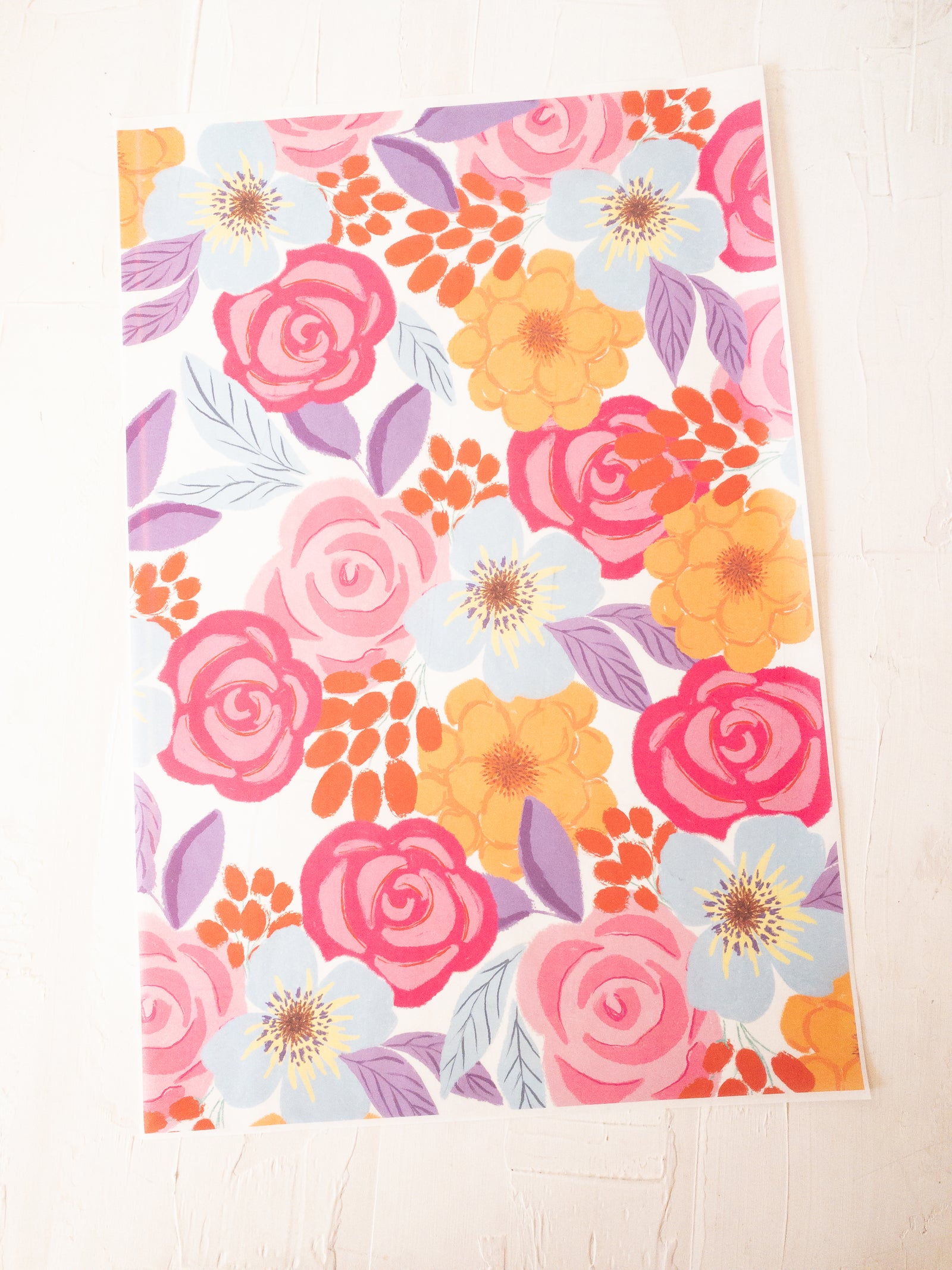 50 MANTEQUILLAS 33x50 cm - FLORES FULL COLOR ILUSTRADORA Mª JOSÉ G. CASA LAPIN - CLICK EN FOTO  PARA MÁS INFO