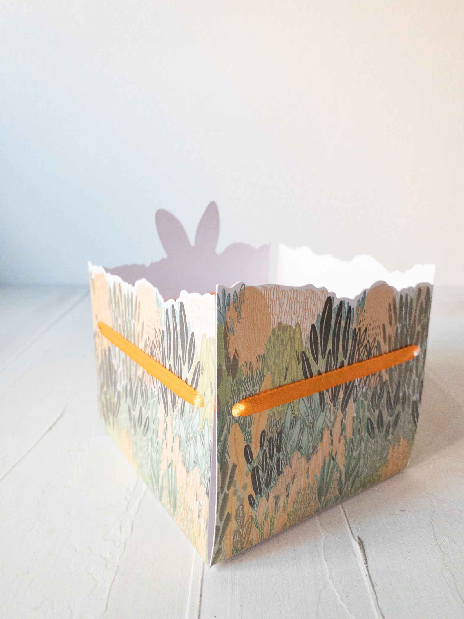 12 CAJAS PASTO CON CINTA 9,5 ALTO x 10,5 ANCHO x 10,5 LARGO cms -  DETALLES PINCHANDO LA FOTO