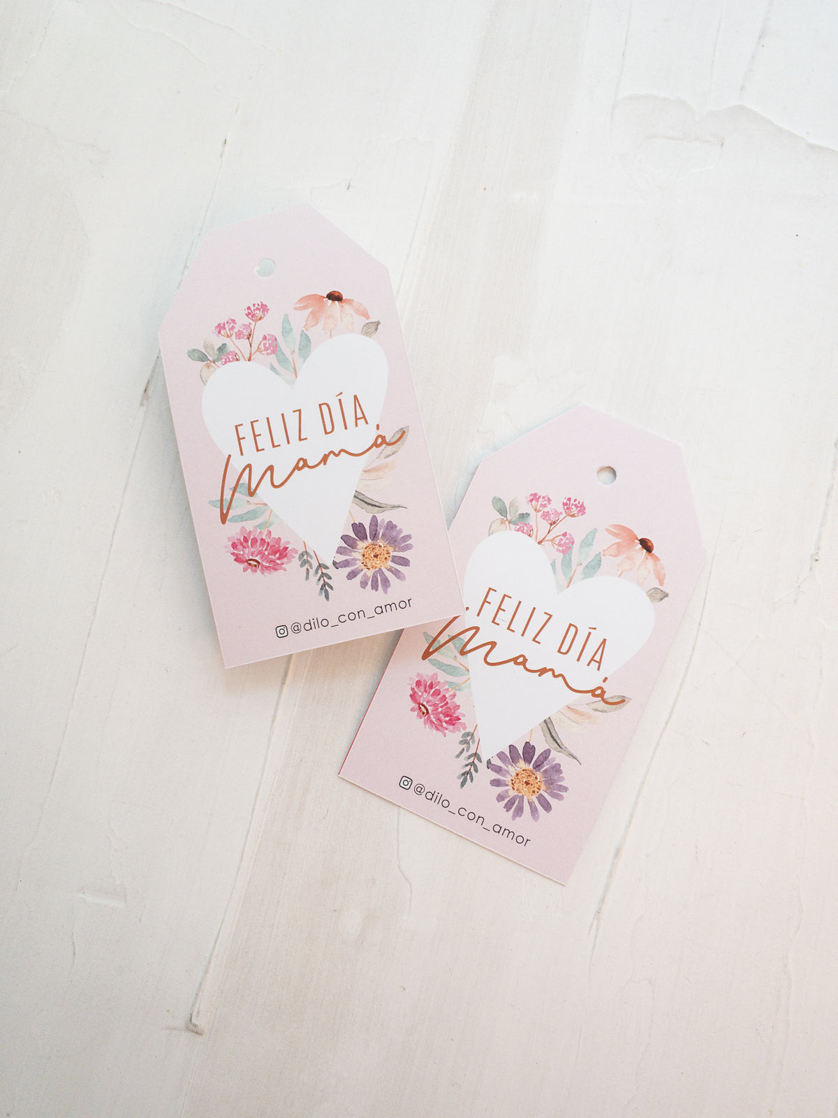 40 TAG 6X11 CM - MAMÁ FLORAL