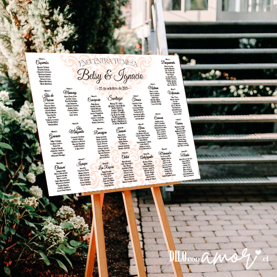 LISTA DE INVITADOS - MANDALA - NO INCLUYE ATRIL - PINCHA LA FOTO PARA MÁS INFO