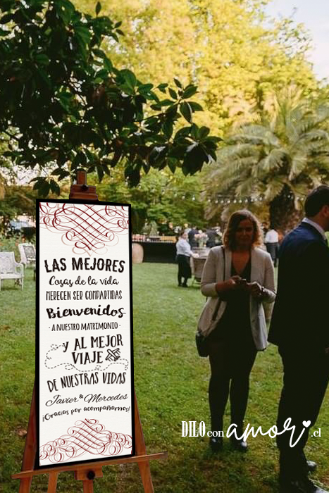 LETRERO 33X100 - AL MEJOR VIAJE - NO INCLUYE ATRIL - PINCHA FOTO PARA MÁS INFO