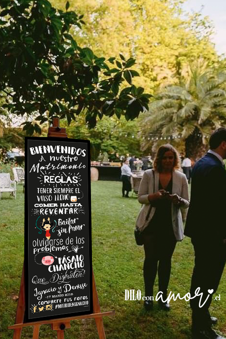 Copia de LETRERO 33X100 - REGLAS CLÁSICO - NO INCLUYE ATRIL - PINCHA FOTO PARA MÁS INFO