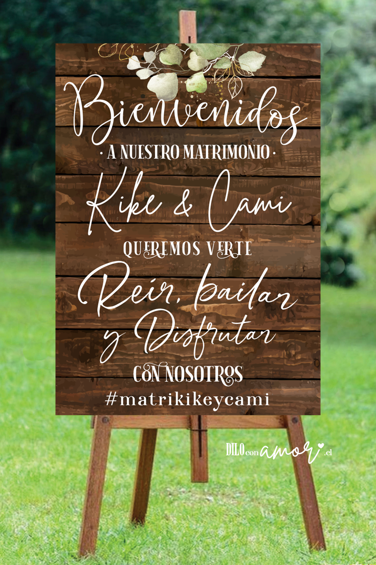 LETRERO 80X100 - QUEREMOS VERTE - NO INCLUYE ATRIL